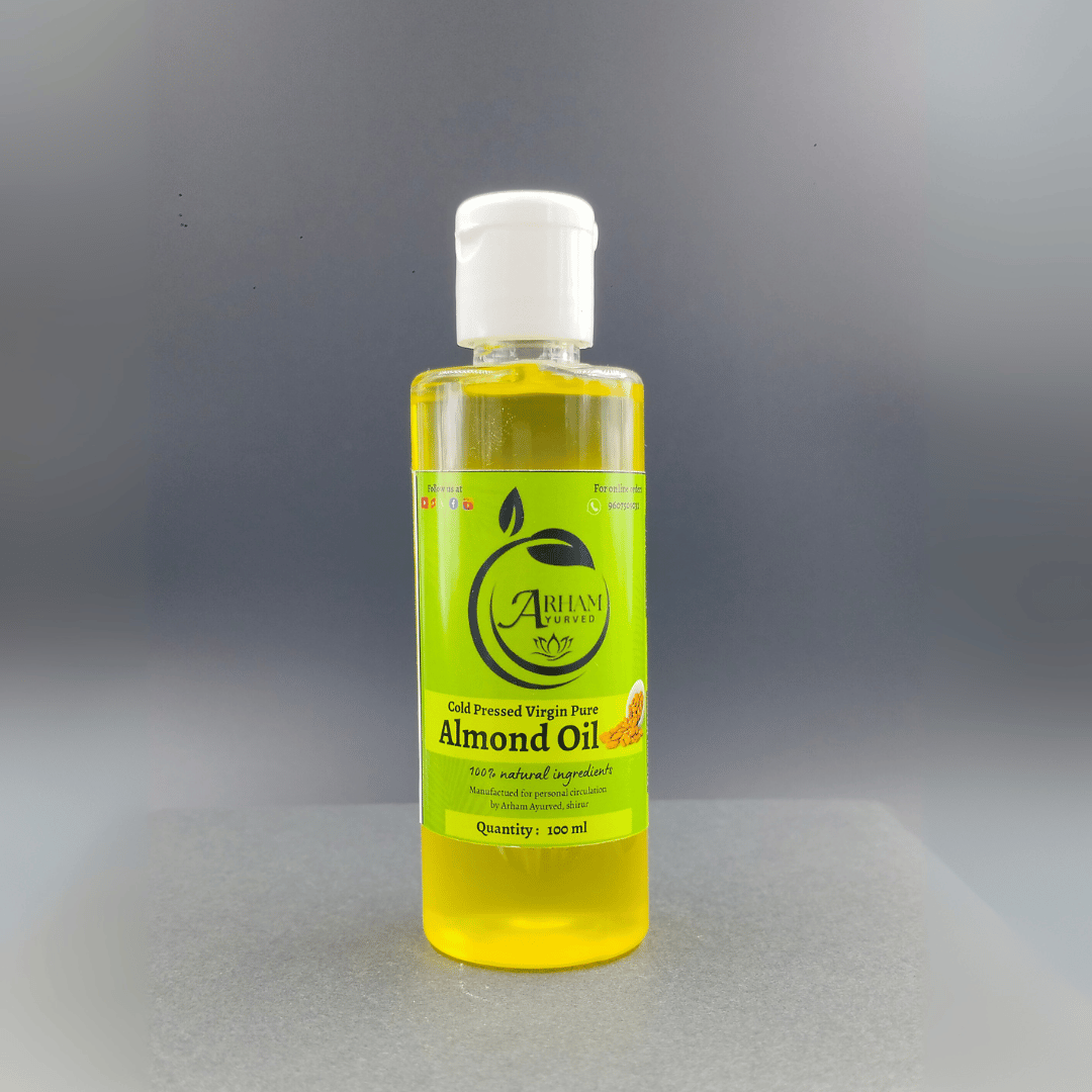 Arham Ayurved Almond Oil (100ml) | अर्हम आयुर्वेद बदाम तेल (100 ml)
