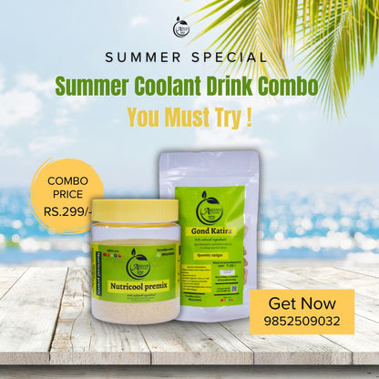 Summer coolant drink combo | Gond katira | Nutricool Premix